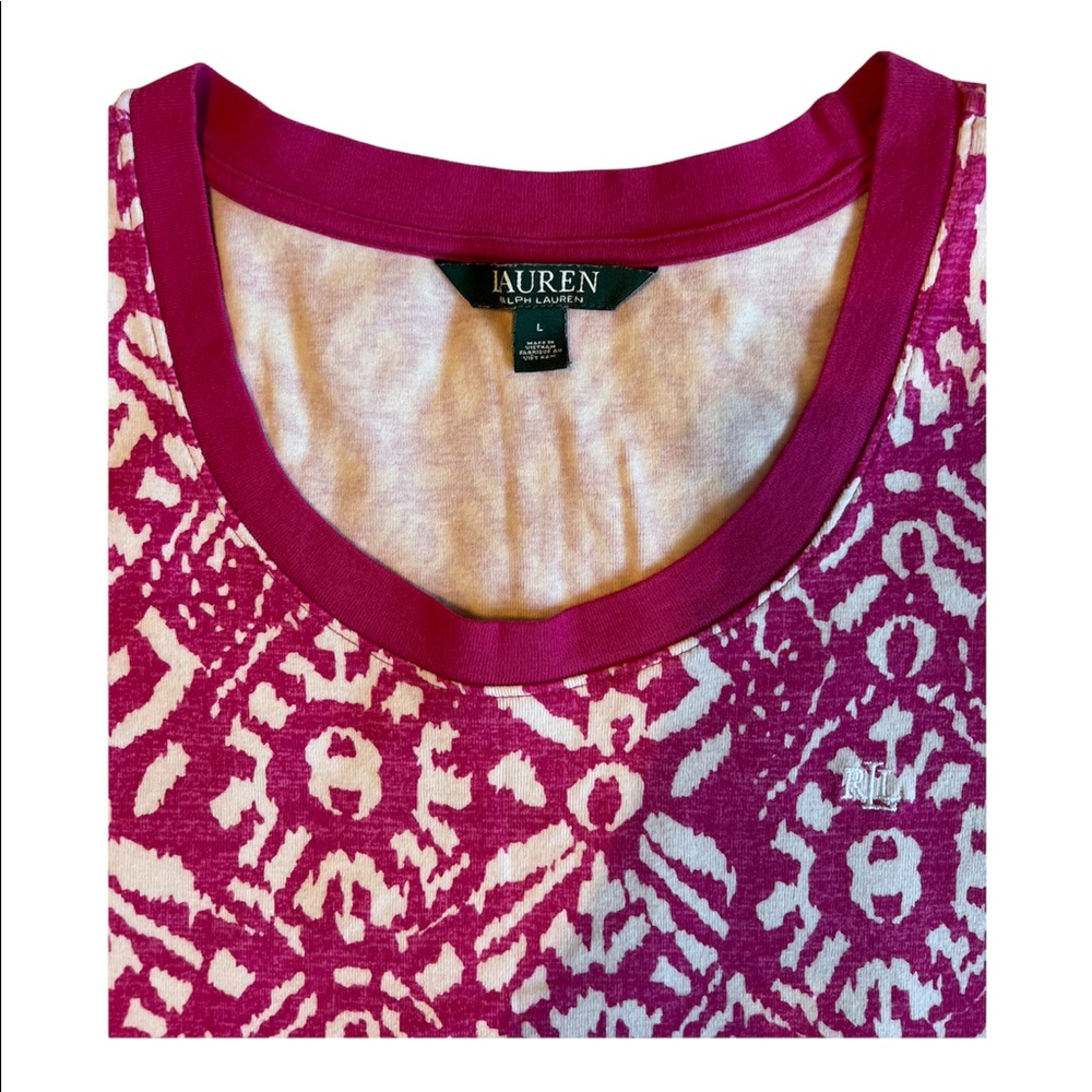 Ralph Lauren Pink T-shirt L size !